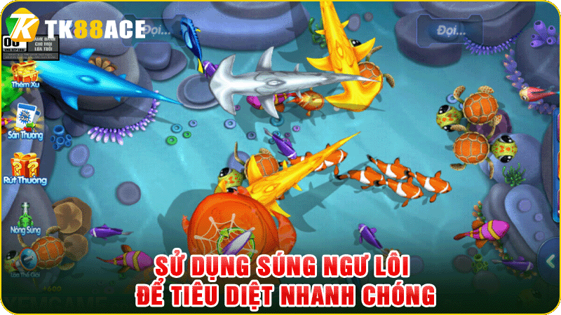 sử dụng súng ngư lôi để tiêu diệt nhanh chóng