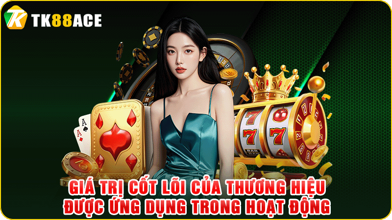gia trị cốt lỗi của thương hiệu được ứng dụng trong hoạt động